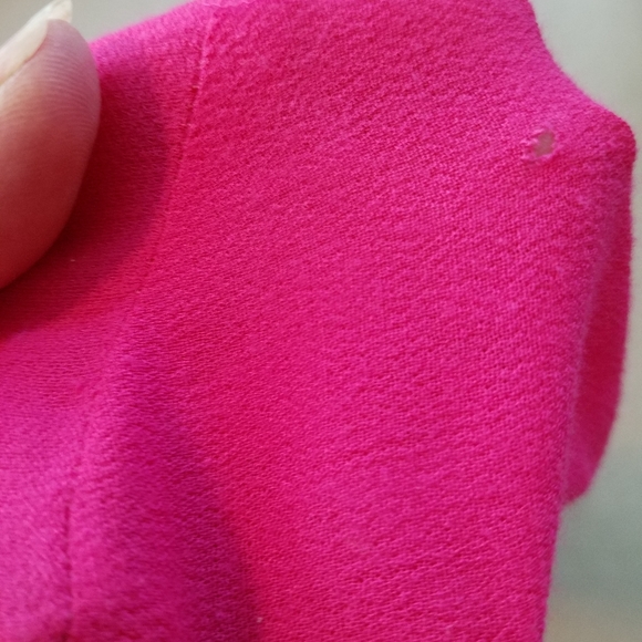 Altar'd State | Hot Pink Navy Boho Blouse-E78 - Picture 9 of 9